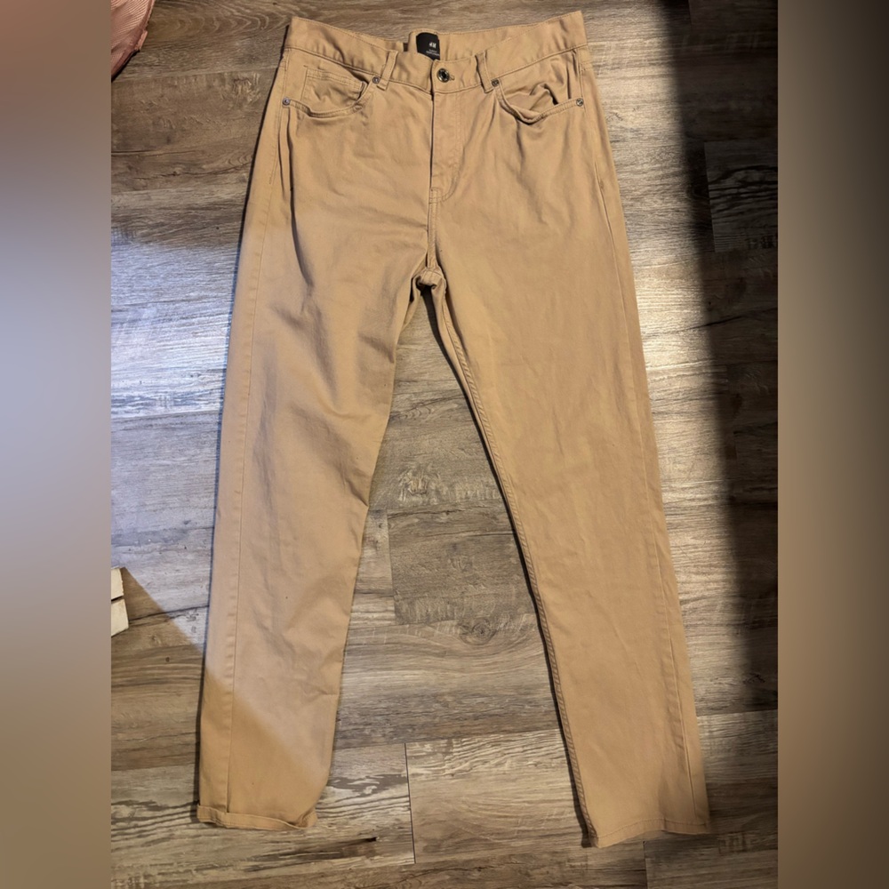 H&M Tan Chinos Versatile Classic Style